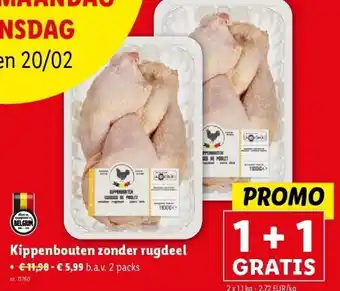 Lidl Kippenbouten zonder rugdeel aanbieding