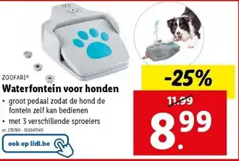 Waterfontein voor honden