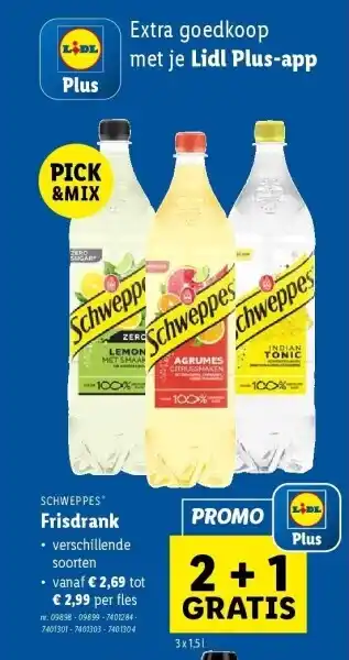 Lidl Frisdrank aanbieding