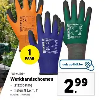 Lidl Werkhandschoenen aanbieding