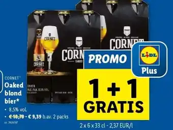 Lidl Oaked blond bier aanbieding