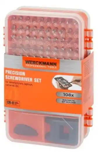 Action Werckmann precisie schroevendraaierset 108-delig aanbieding