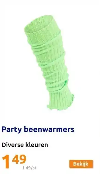 Action Party beenwarmers aanbieding