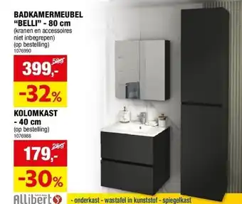 Hubo BADKAMERMEUBEL “BELLI” - 80 cm aanbieding