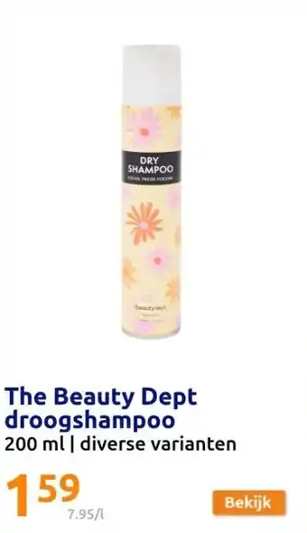 Action The Beauty Dept droogshampoo aanbieding