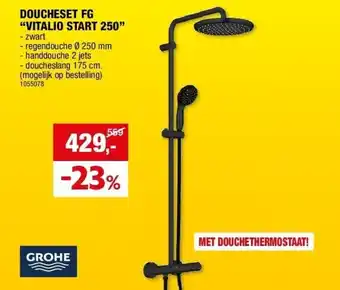 Hubo DOUCHESET FG “VITALIO START 250” aanbieding