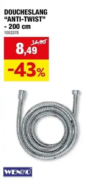 Hubo DOUCHESLANG “ANTI-TWIST” - 200 cm aanbieding