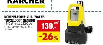 DOMPELPOMP VUIL WATER “SP22.000” SENSOR