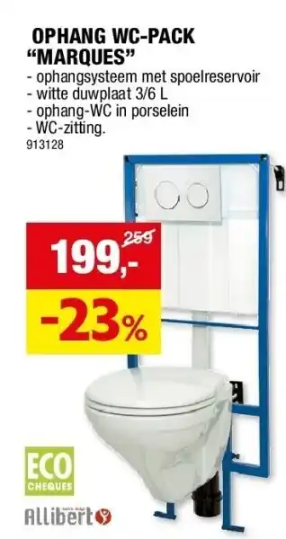 Hubo OPHANG WC-PACK “MARQUES” aanbieding