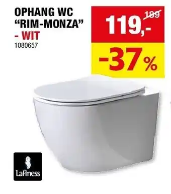 Hubo OPHANG WC “RIM-MONZA” aanbieding