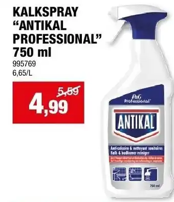 Hubo KALKSPRAY “ANTIKAL PROFESSIONAL” 750 ml aanbieding