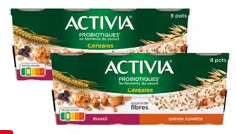 Auchan Activia cereales 8 x 120g aanbieding