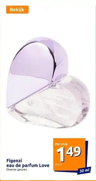 Action Figenzi eau de parfum Love aanbieding