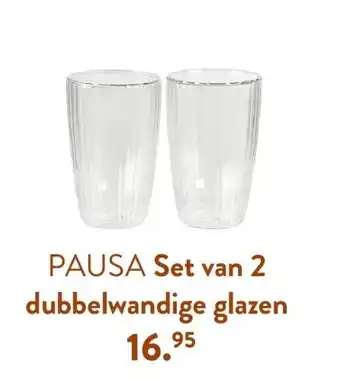 Casa dubbelwandige glazen aanbieding
