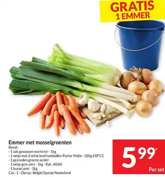 Emmer met mosselgroenten