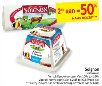 Intermarché Soignon Geitenkaas aanbieding