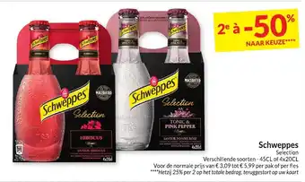 Intermarché Schweppes Selection aanbieding