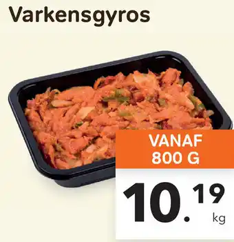 Bon Ap Varkensgyros aanbieding