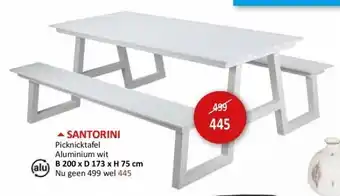 Weba SANTORINI aanbieding