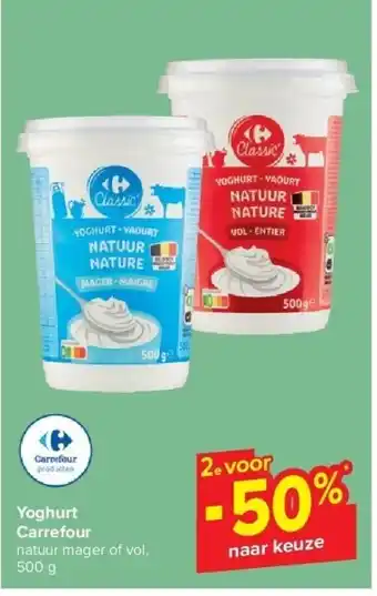 Carrefour Yoghurt Carrefour aanbieding