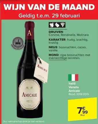 Carrefour Italië Veneto Amicale aanbieding