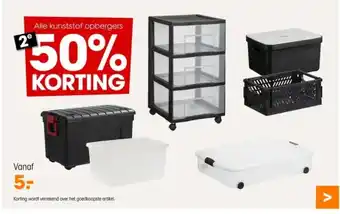 Kwantum Alle kunststof opbergers aanbieding