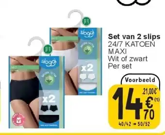 Cora Set van 2 slips aanbieding