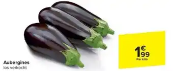 Carrefour Aubergines aanbieding