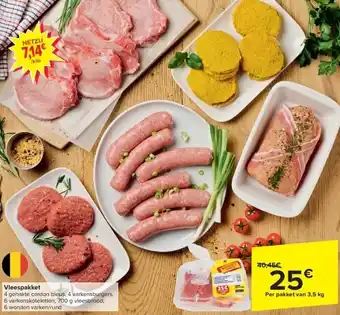 Carrefour Vleespakket aanbieding