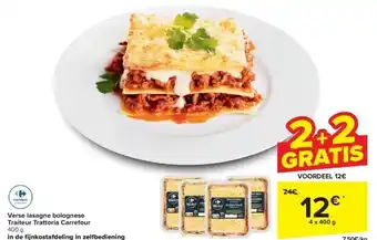Verse lasagne bolognese Traiteur Trattoria Carrefour