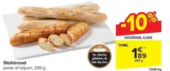 Carrefour Stokbrood aanbieding