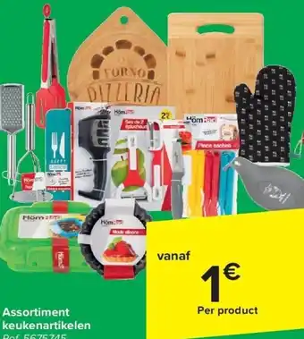 Carrefour Assortiment keukenartikelen aanbieding