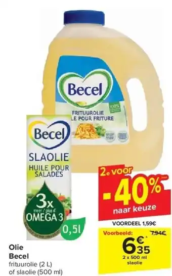 Carrefour Olie Becel aanbieding