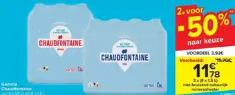 Carrefour Gamma Chaudfontaine aanbieding