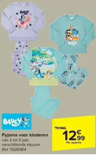 Carrefour Pyjama voor kinderen aanbieding