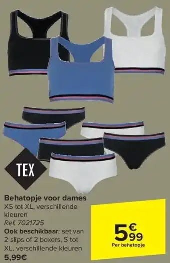Carrefour Behatopje voor dames aanbieding