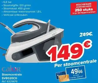 Carrefour Stoomcentrale SV8020C0 aanbieding