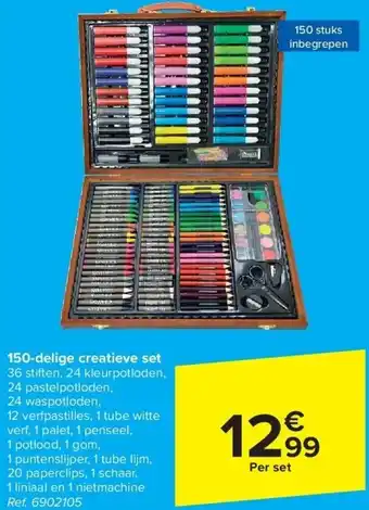 Carrefour 150-delige creatieve set aanbieding