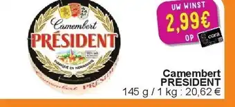 Cora Camembert PRÉSIDENT aanbieding