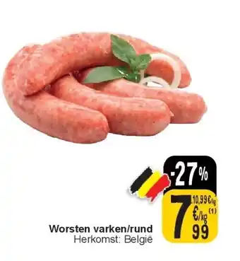 Worsten varken/rund
