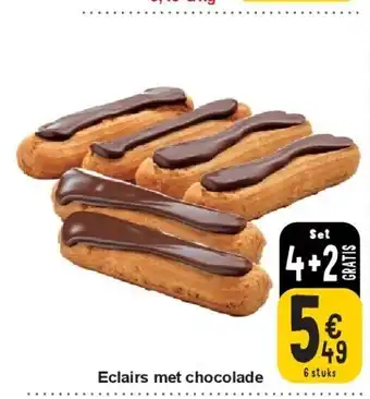 Cora Eclairs met chocolade aanbieding