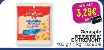 Cora Geraspte emmentaler ENTREMONT aanbieding