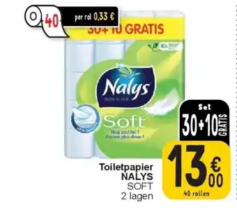 Cora Toiletpapier NALYS aanbieding