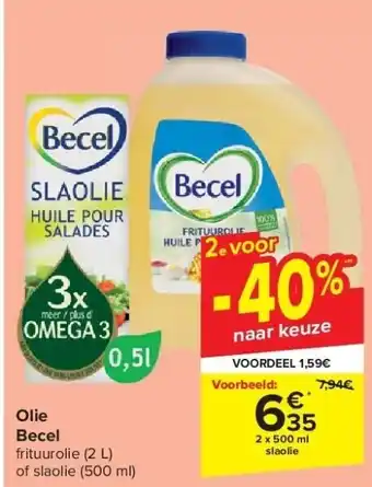 Carrefour Olie Becel aanbieding