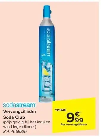 Vervangcilinder Soda Club