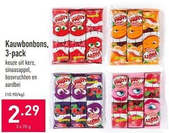 Kauwbonbons 3-pack
