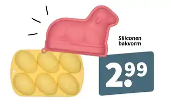 Wibra Siliconen bakvorm aanbieding