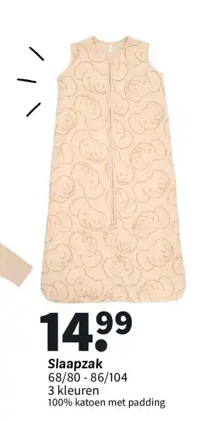 Wibra Slaapzak aanbieding