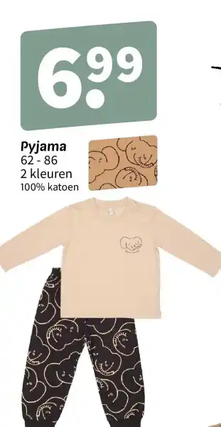 Wibra Pyjama aanbieding