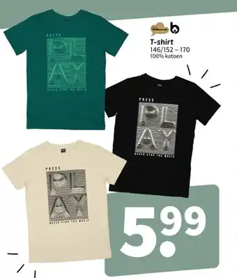Wibra T-shirt aanbieding